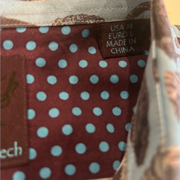 lords of harlech- mens’ Norman Tea Ceremony Shirt-cotton -British Design- Medium - Picture 3 of 6